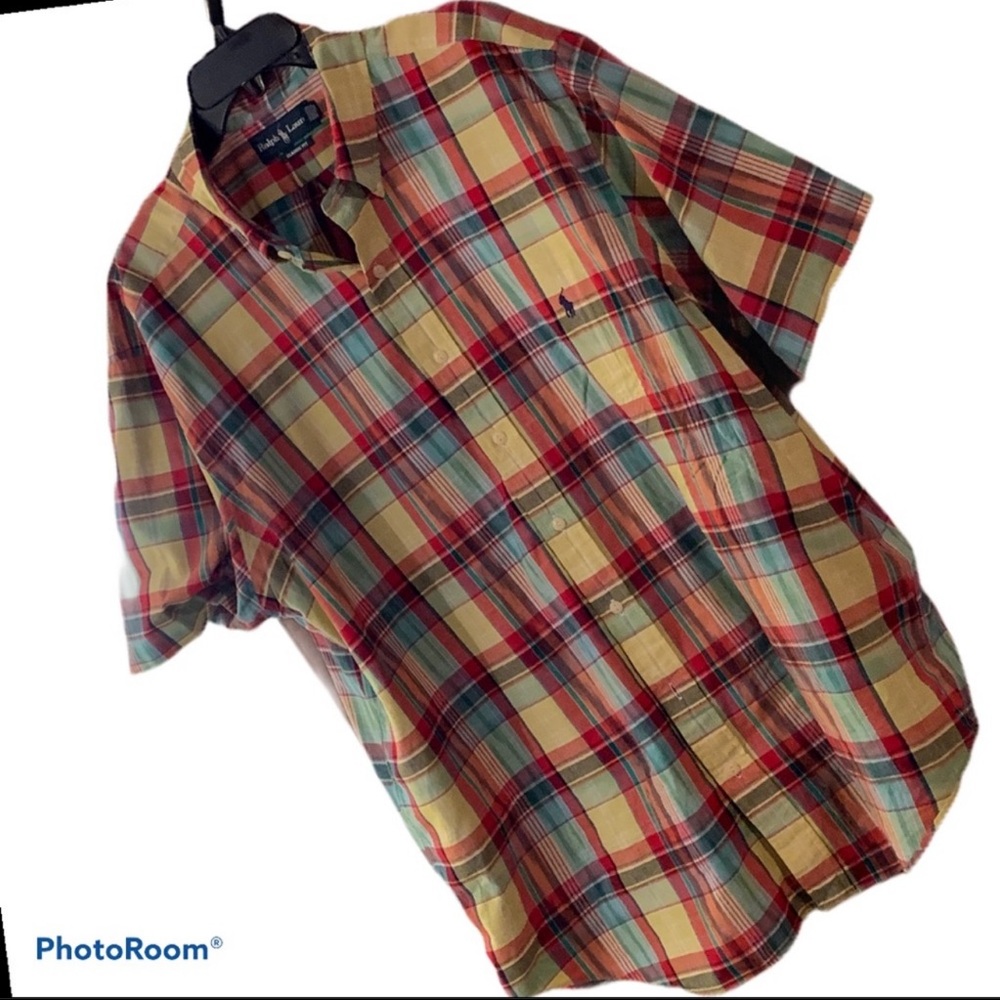 Polo Ralph Lauren Button Down Short Sleeve - Size 2XB